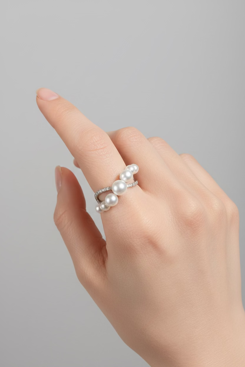 Freshwater multi-pearl cluster ring_model_02