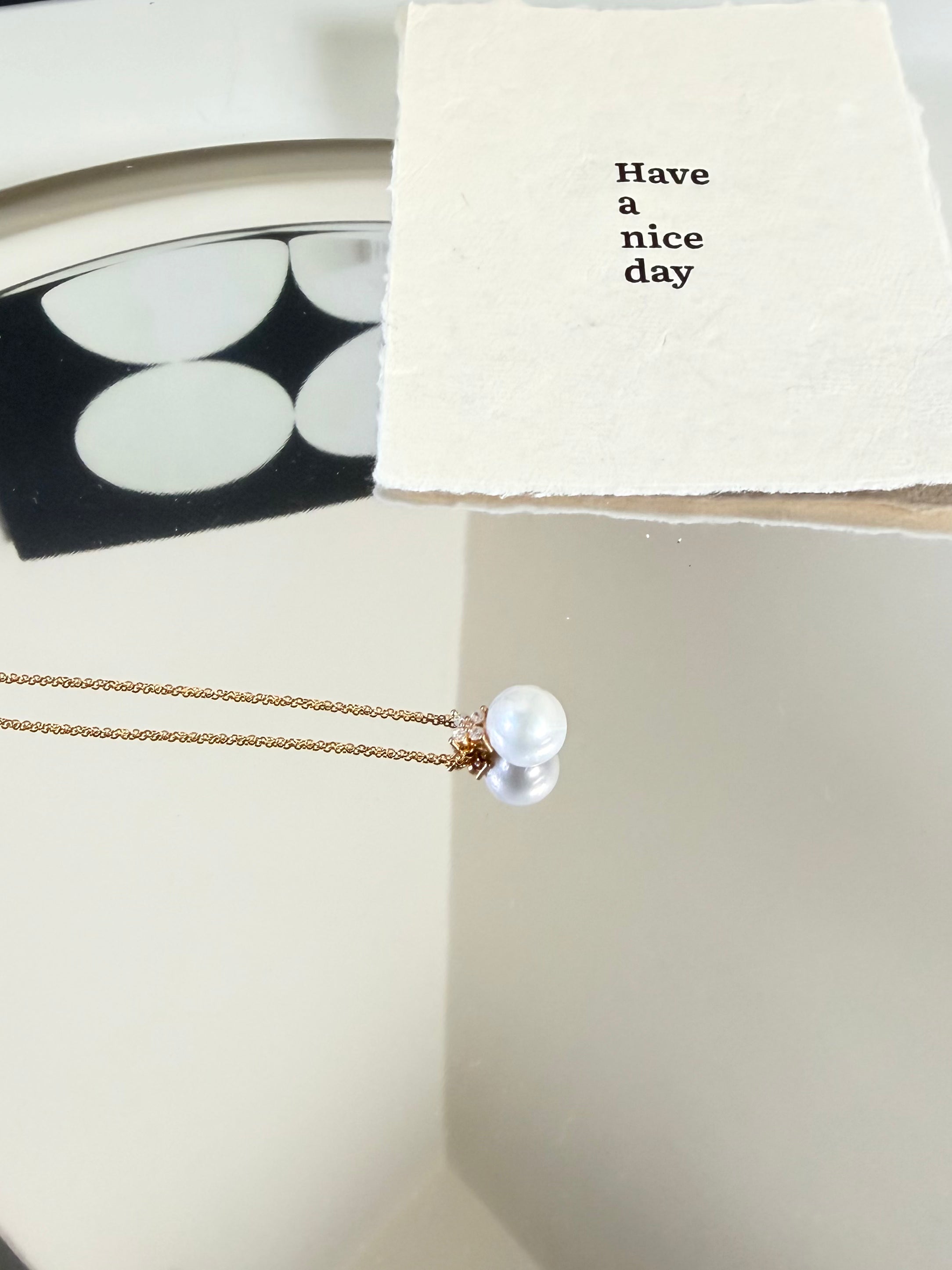 Four leaf clover pearl necklace 11mm natural freshwater pearl 925 silver gold plated lucky charm pendant_ins