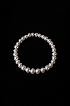 Full strand pearl bracelet 5-6mm natural freshwater AK round pearls 925 sterling silver clasp classic jewelry