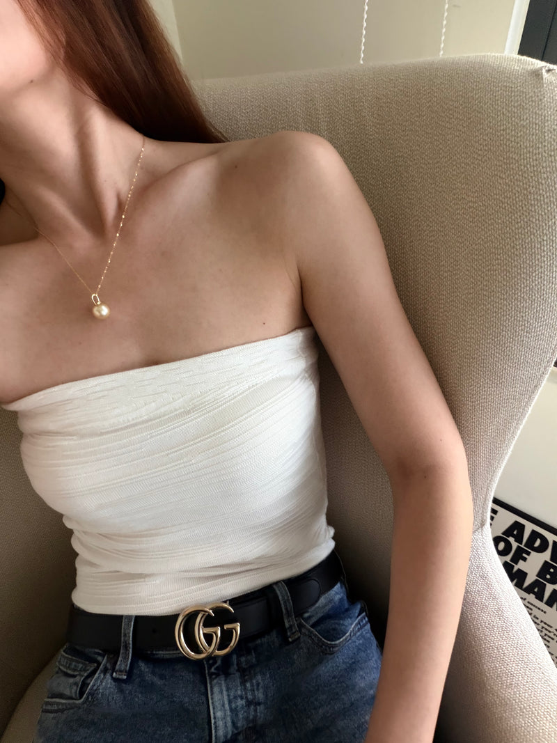Golden South Sea pearl pendant 12-13mm with certificate 18K gold natural saltwater pearl necklace Vera Muse_model_02