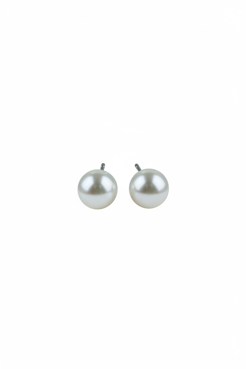 Large pearl stud earrings 12-13mm natural freshwater round high luster 925 sterling silver statement jewelry
