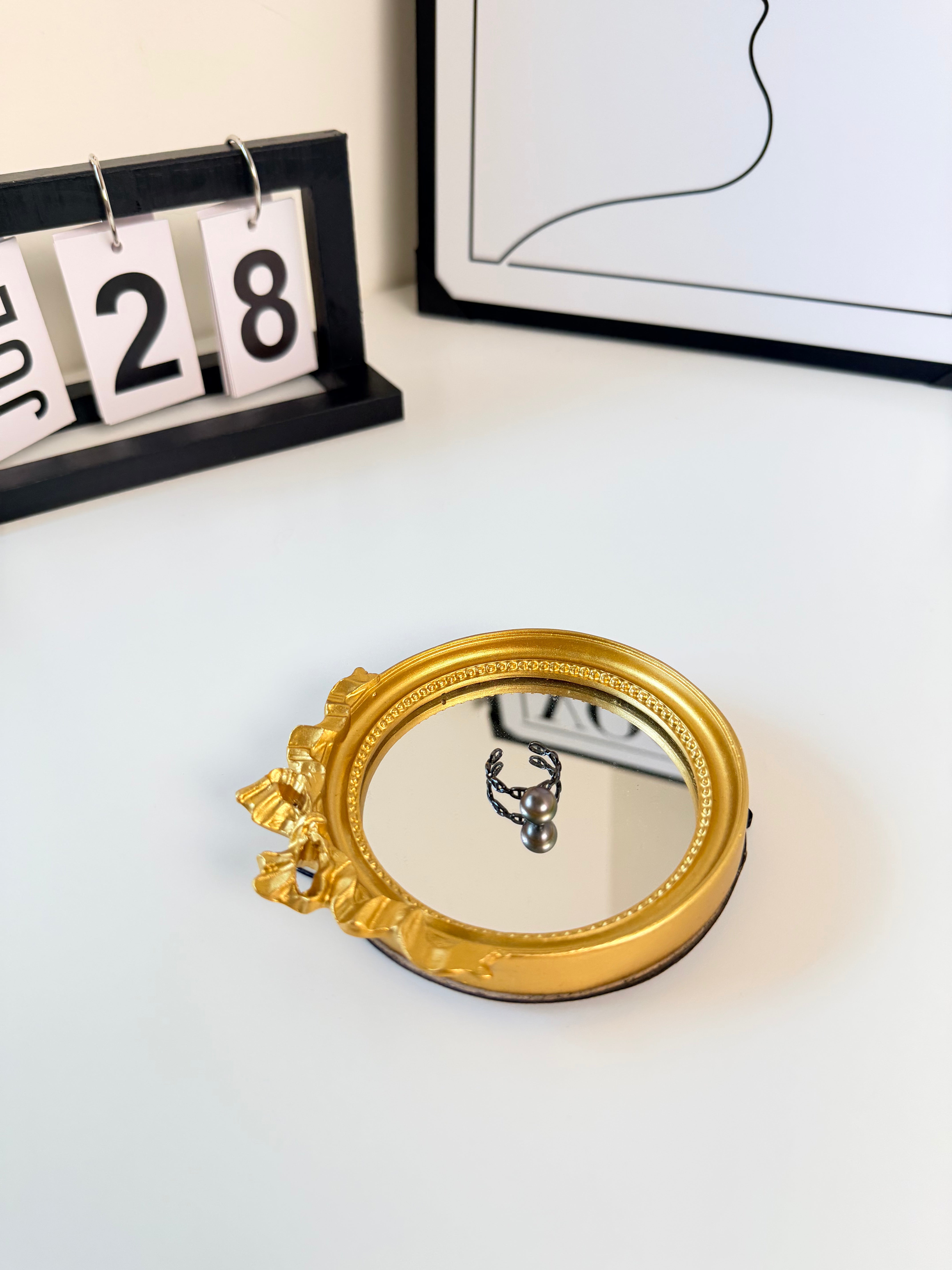 Tahitian black pearl ring 9-10mm pig nose chain design adjustable open band 925 sterling silver green luster_ins